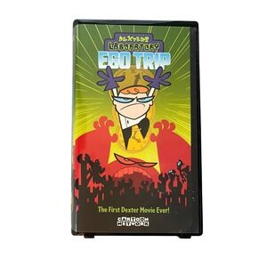 Dexters Laboratory Ego Trip VHS Cartoon Network Movie 2000 Clamshell H1655